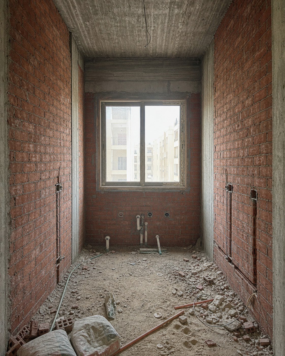 Shot 3 unfinished kitchen before design