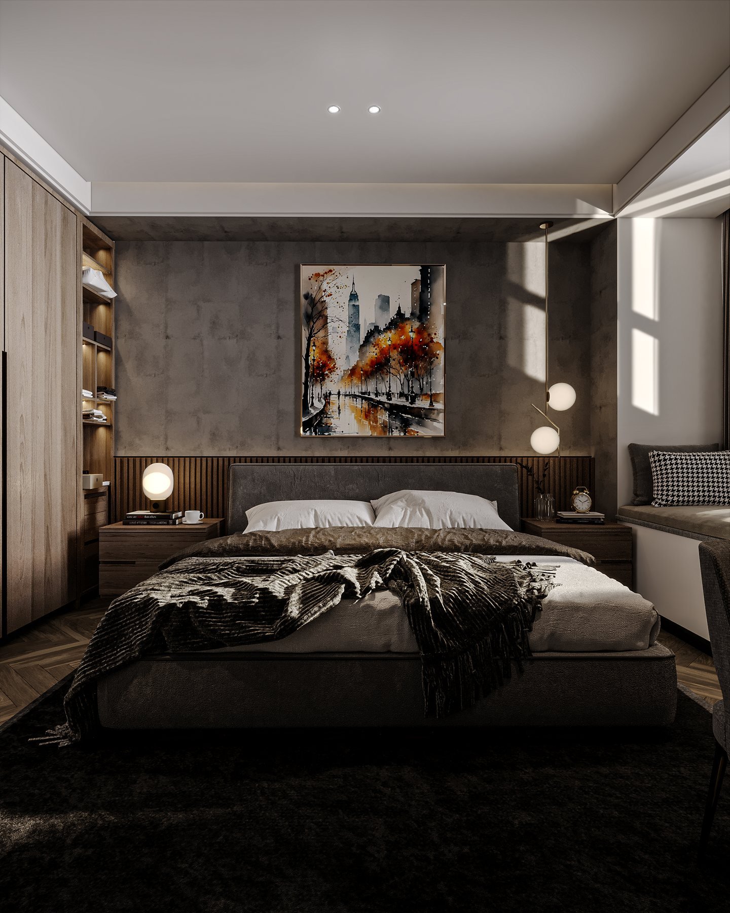 Quiet bedroom suite