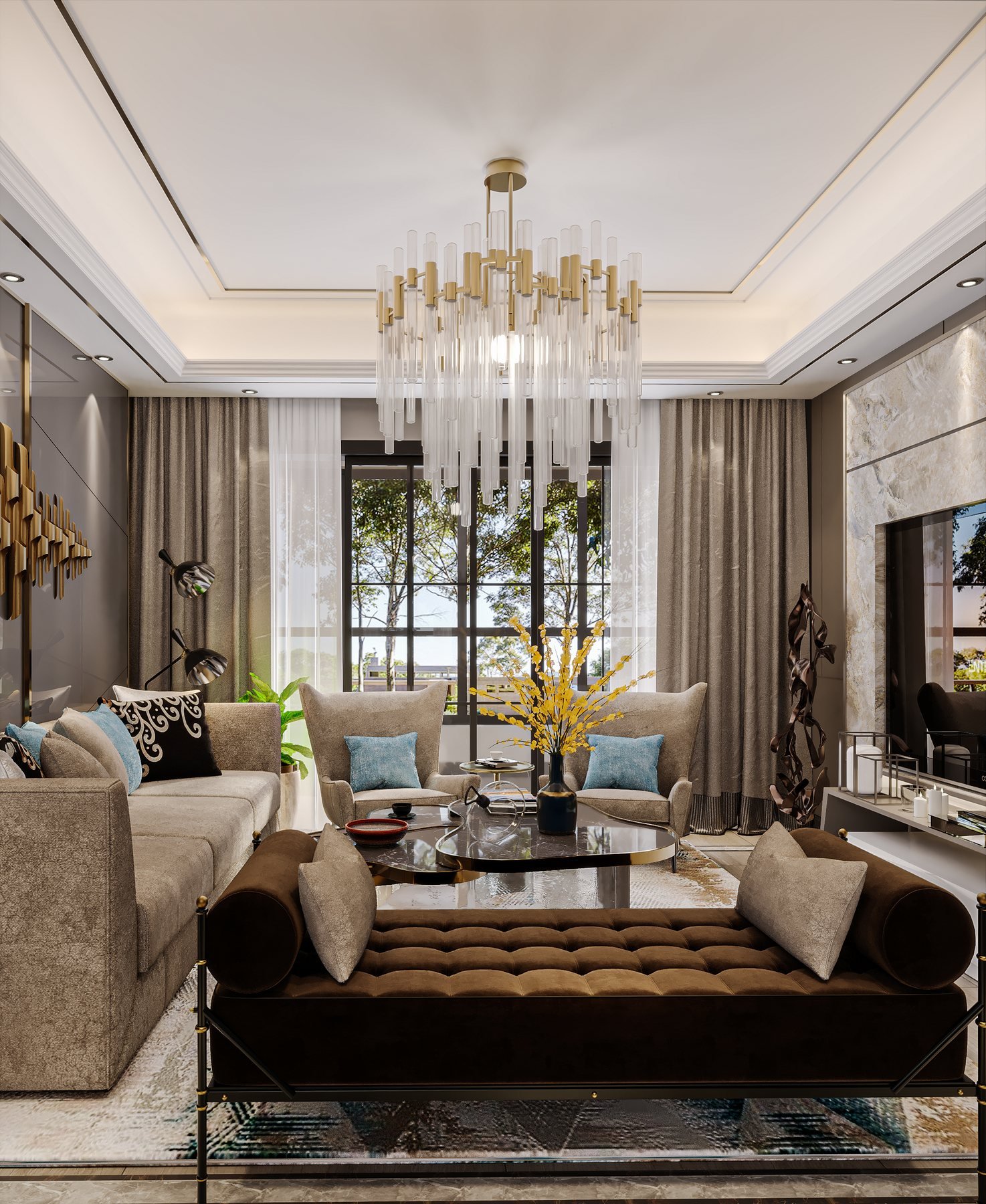 Duplex interior